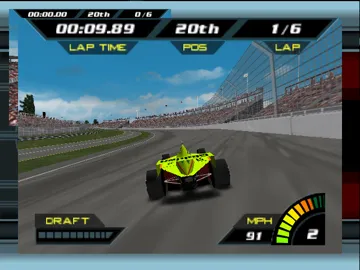 Indy Racing 2000 (USA) screen shot game playing